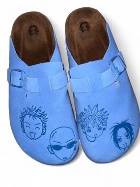 Nana Blue Slip-On Clog